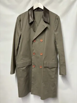 Balenciaga Grey Mac Trench Coat Large