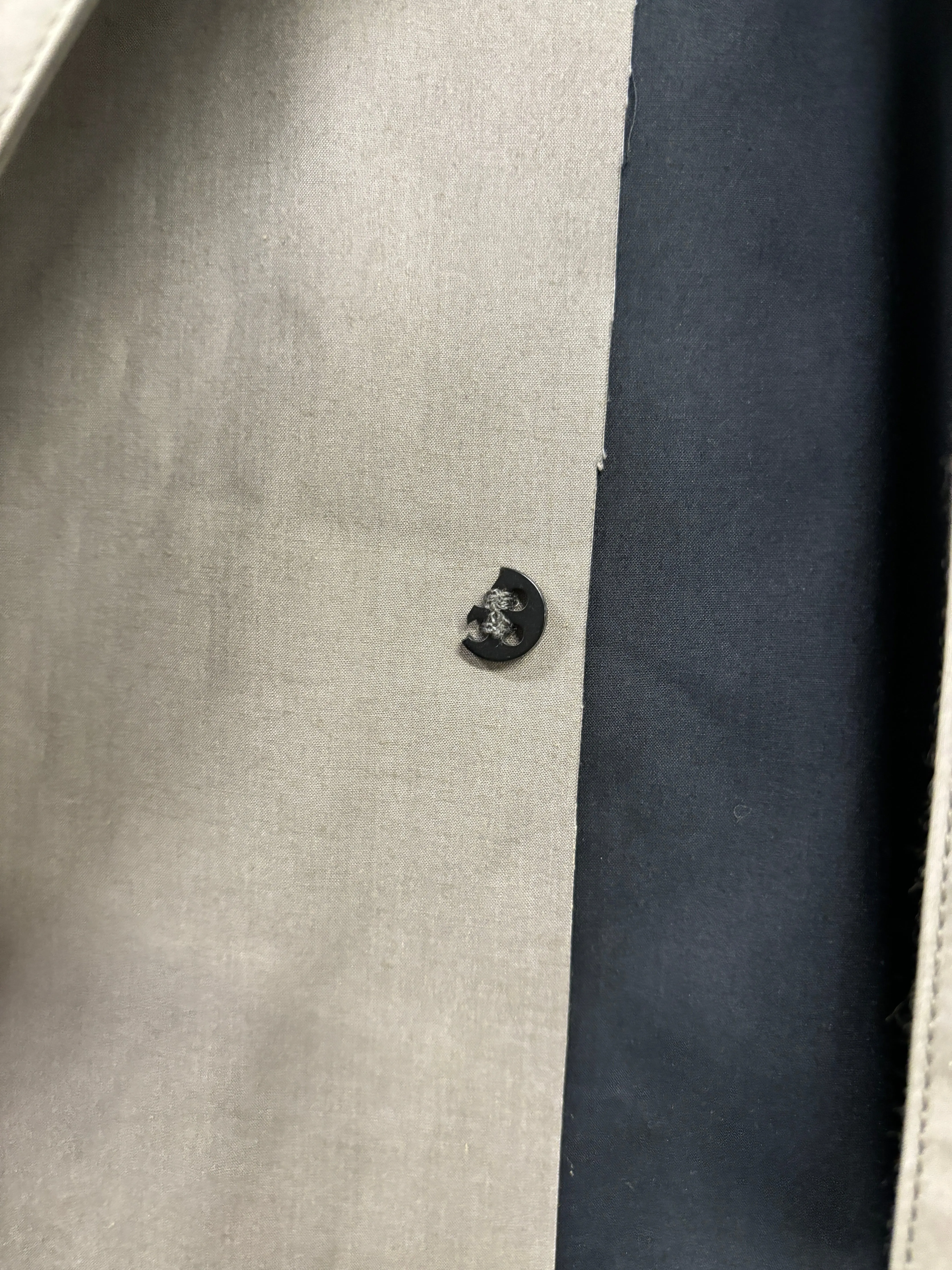 Balenciaga Grey Mac Trench Coat Large