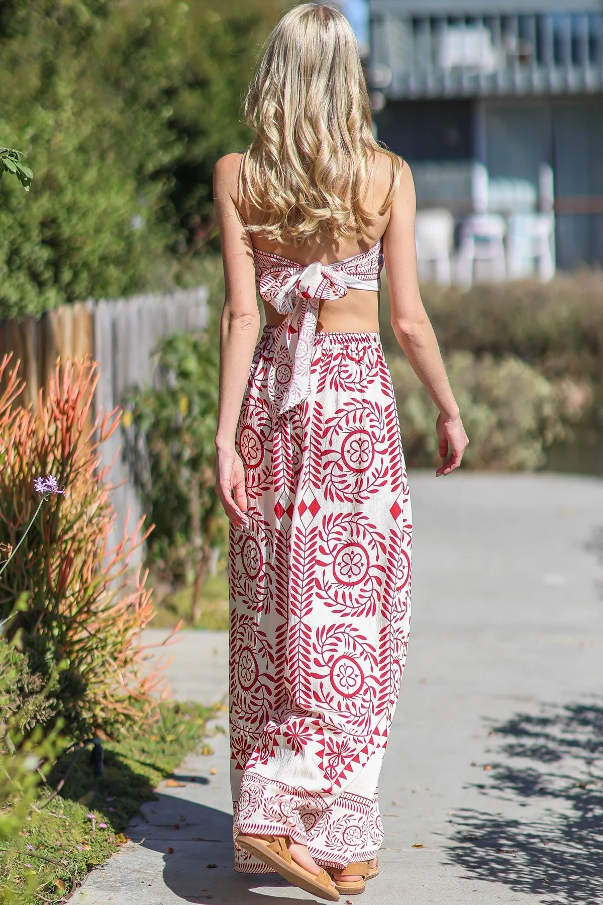 D2748 - Tube Top Pant Set