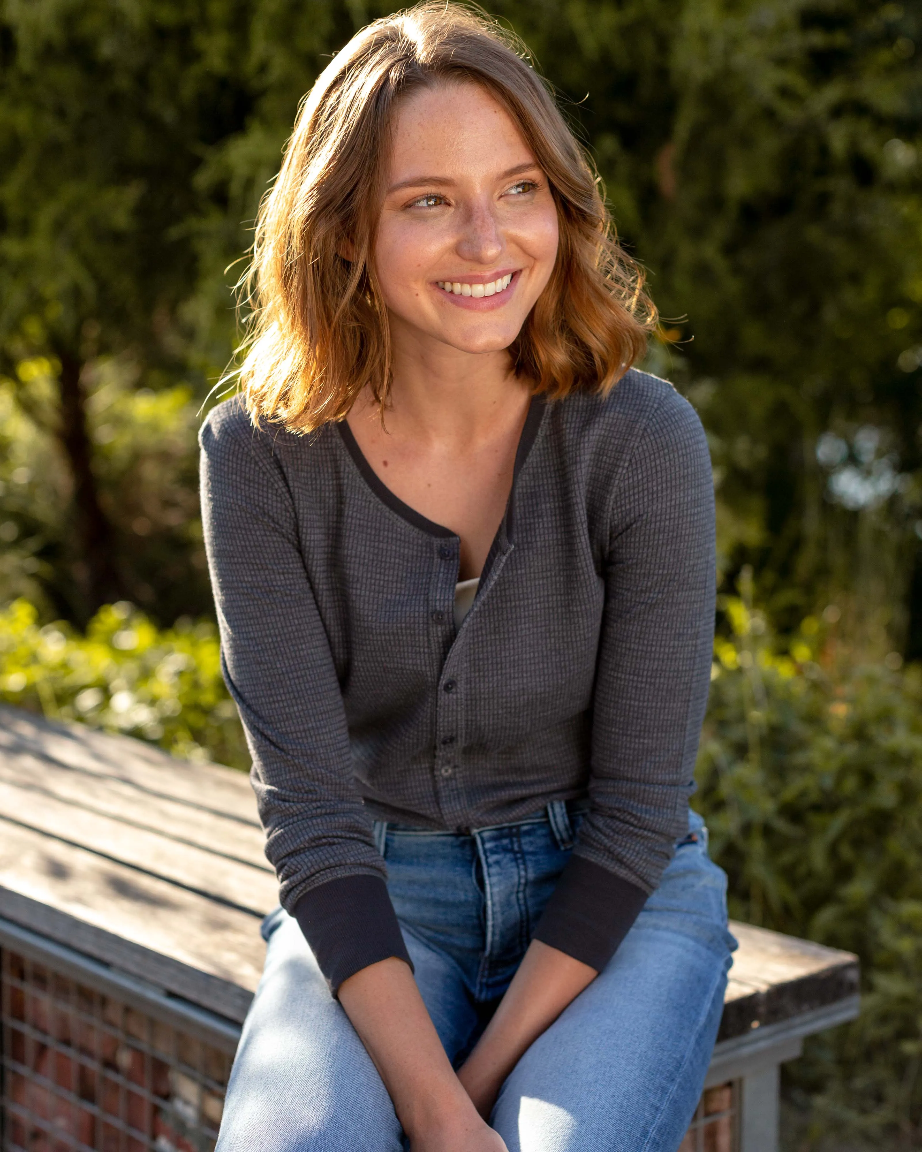 EcoKnit™ Button Front Thermal
