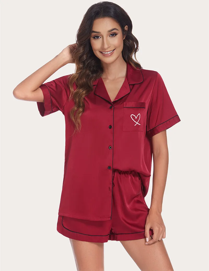 Ekouaer Piping Pajamas Set (US Only)