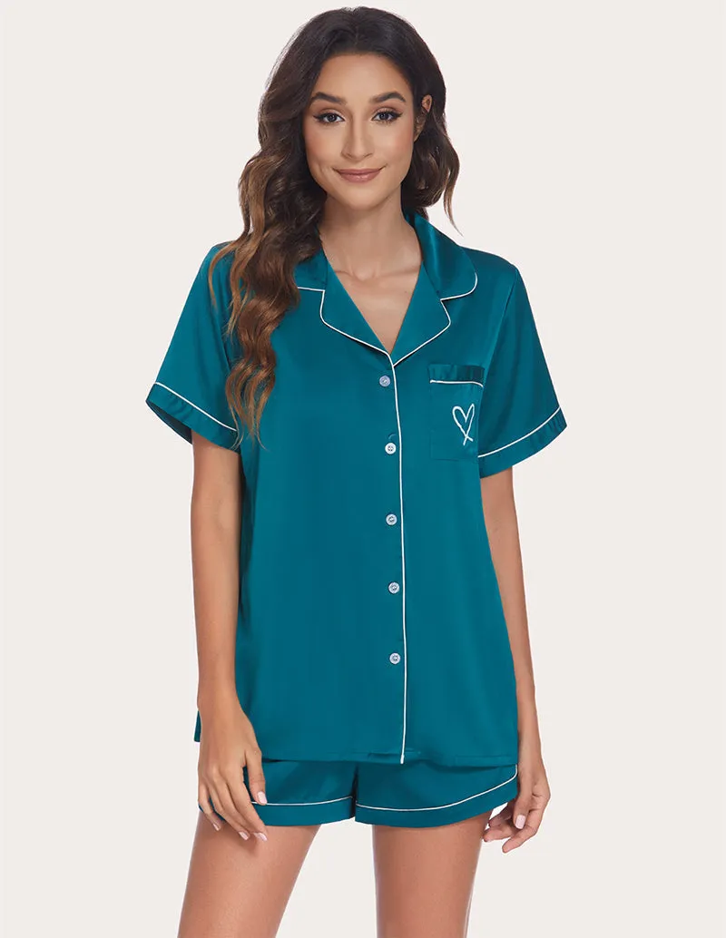 Ekouaer Piping Pajamas Set (US Only)