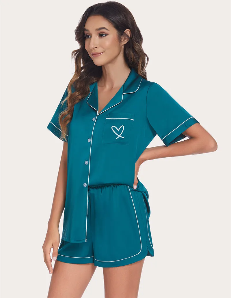 Ekouaer Piping Pajamas Set (US Only)