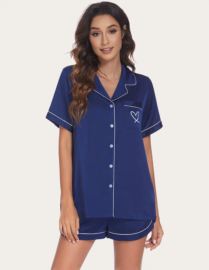 Ekouaer Piping Pajamas Set (US Only)