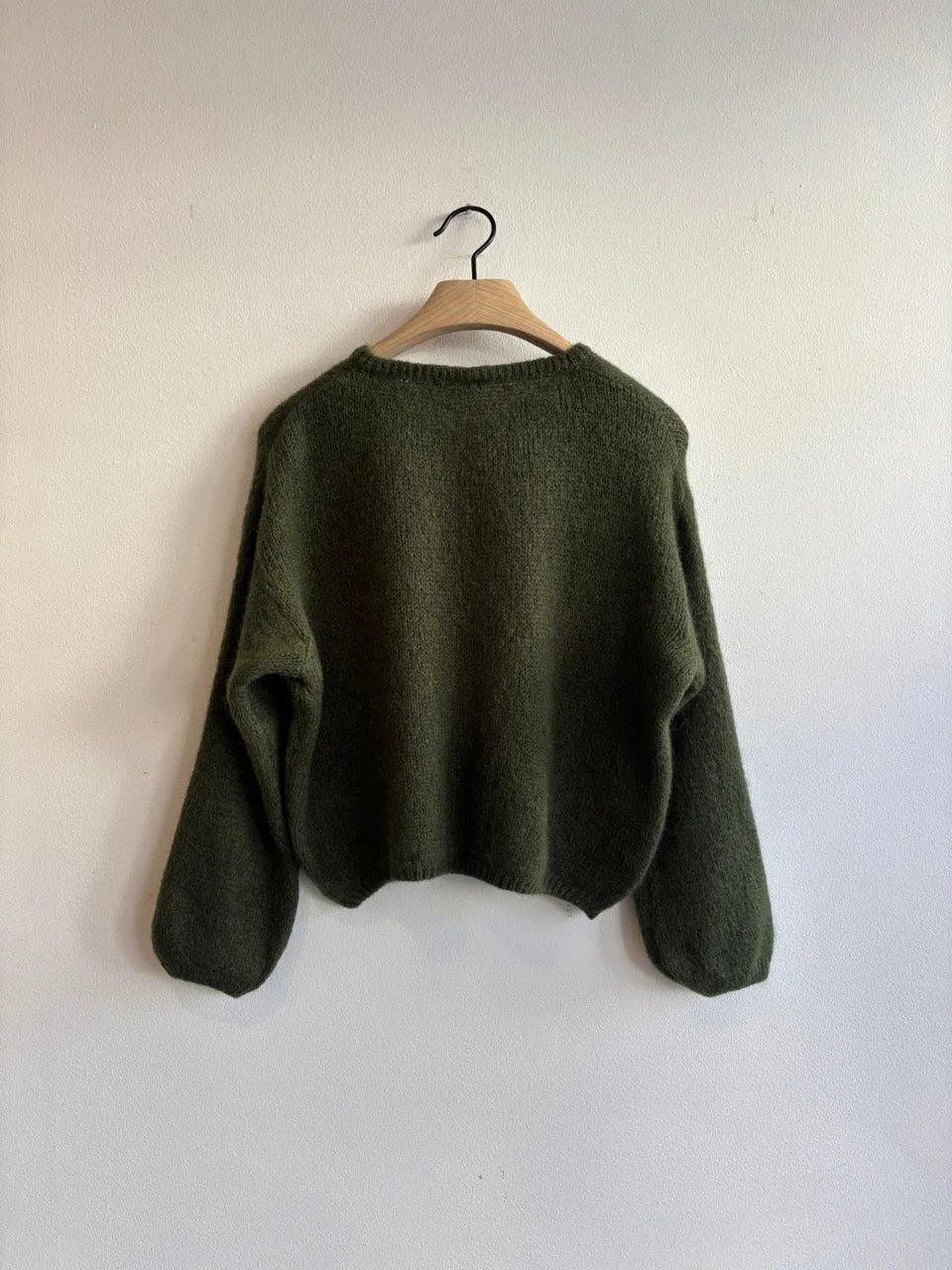 Forest Long Sleeve Mohair Cardigan