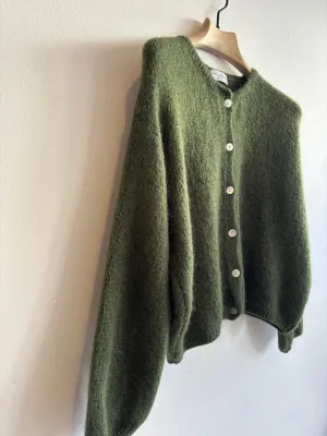 Forest Long Sleeve Mohair Cardigan