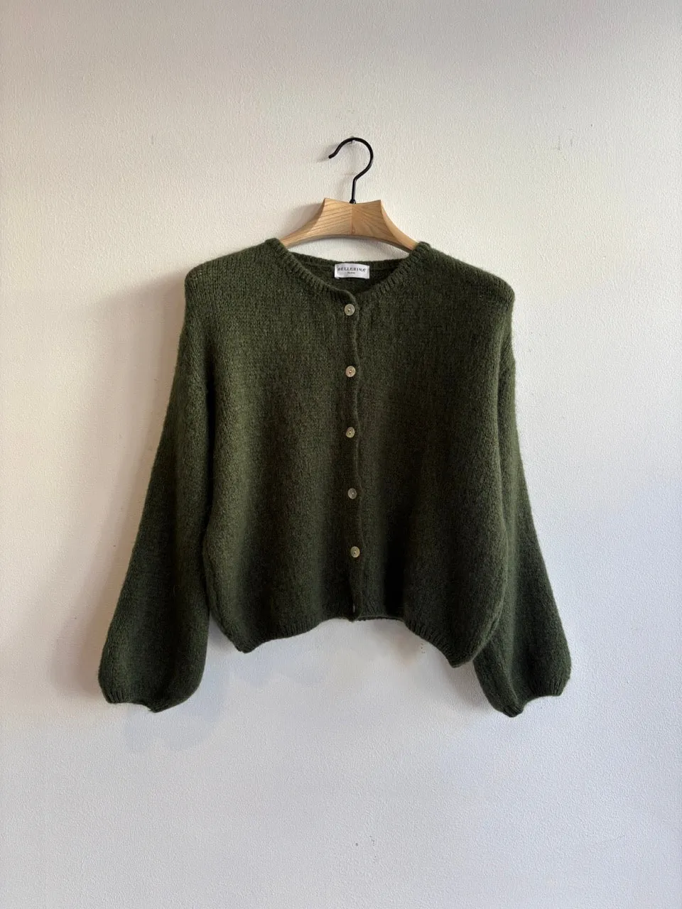 Forest Long Sleeve Mohair Cardigan