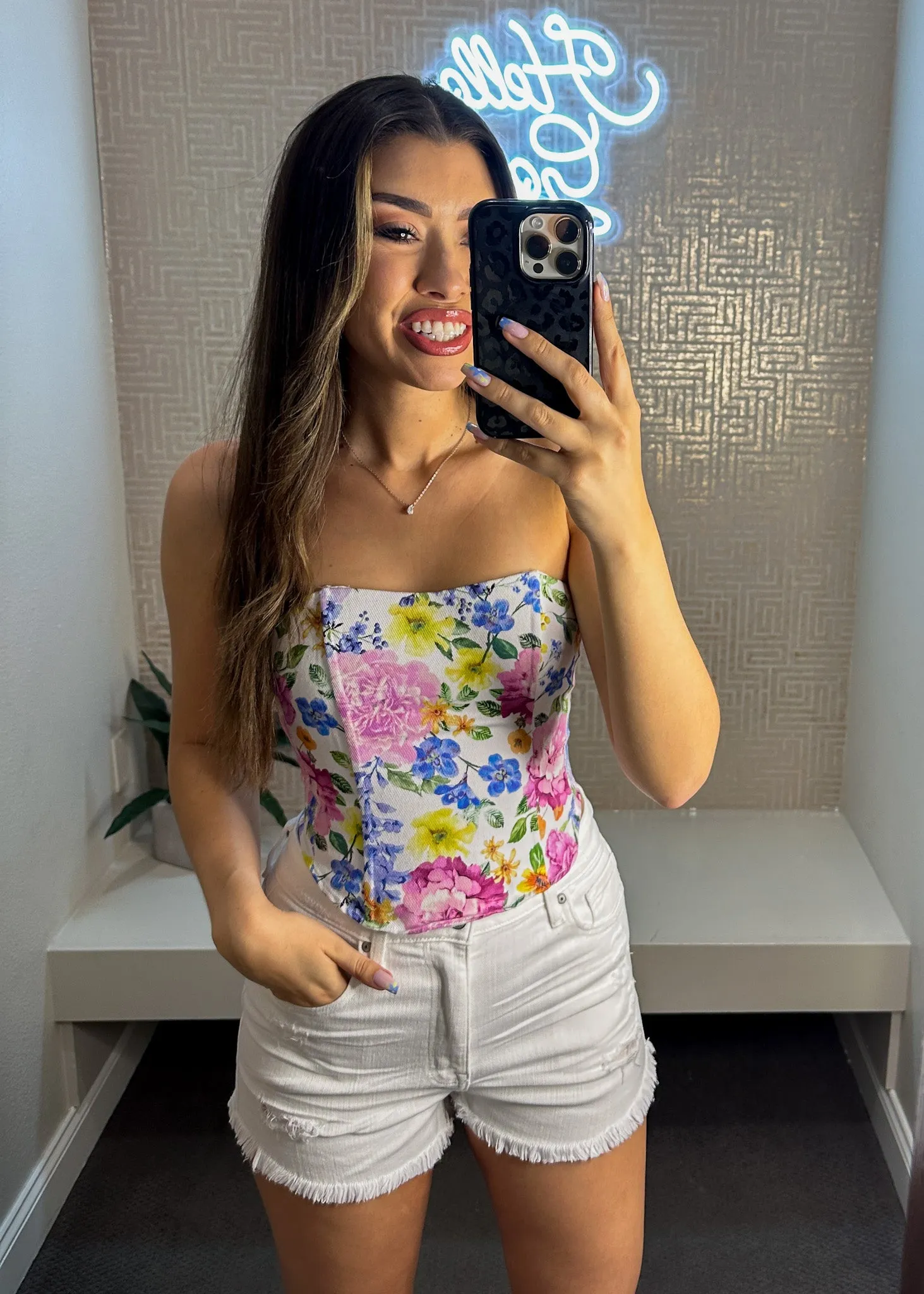 Karina Floral Tube Top