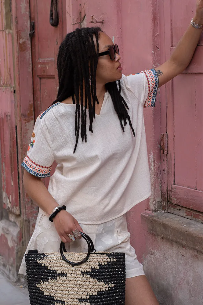 Louizon Vonigri Embroidered Blouse
