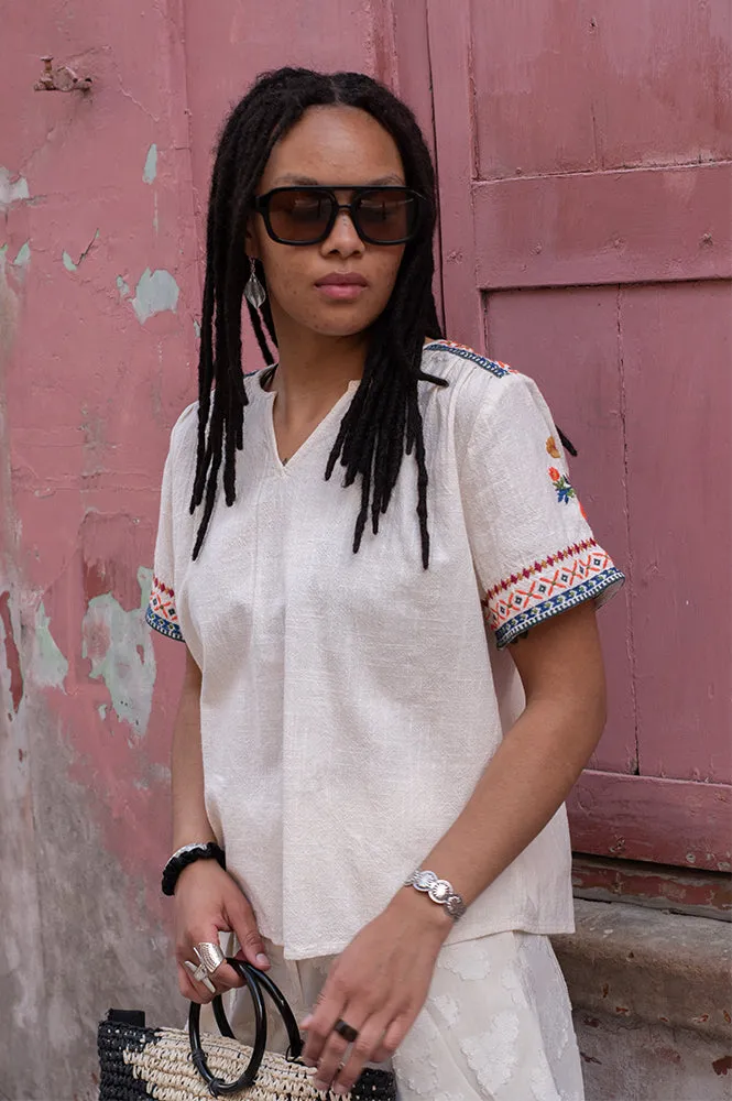 Louizon Vonigri Embroidered Blouse