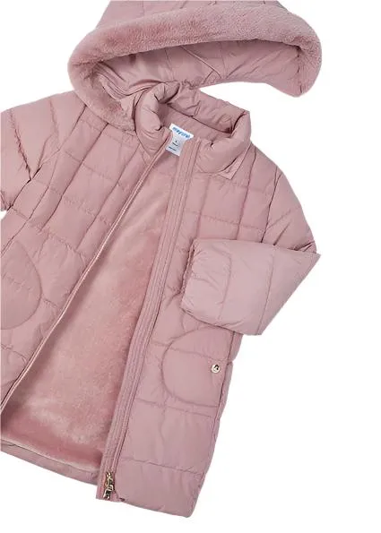 Mayoral Girls Coat 4490 Rosado