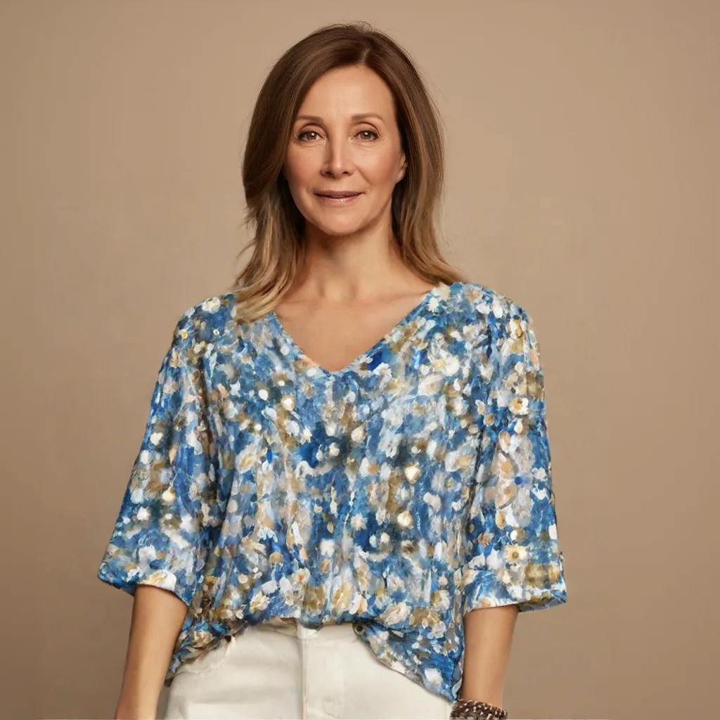 Serena Floral Print Top