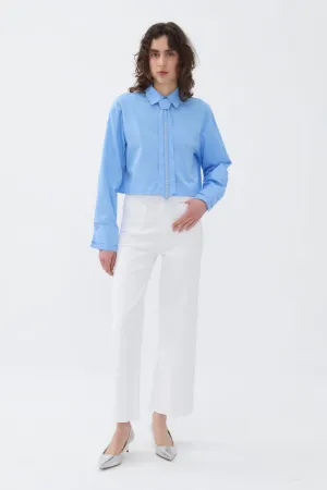 Shirt with Tie Detail