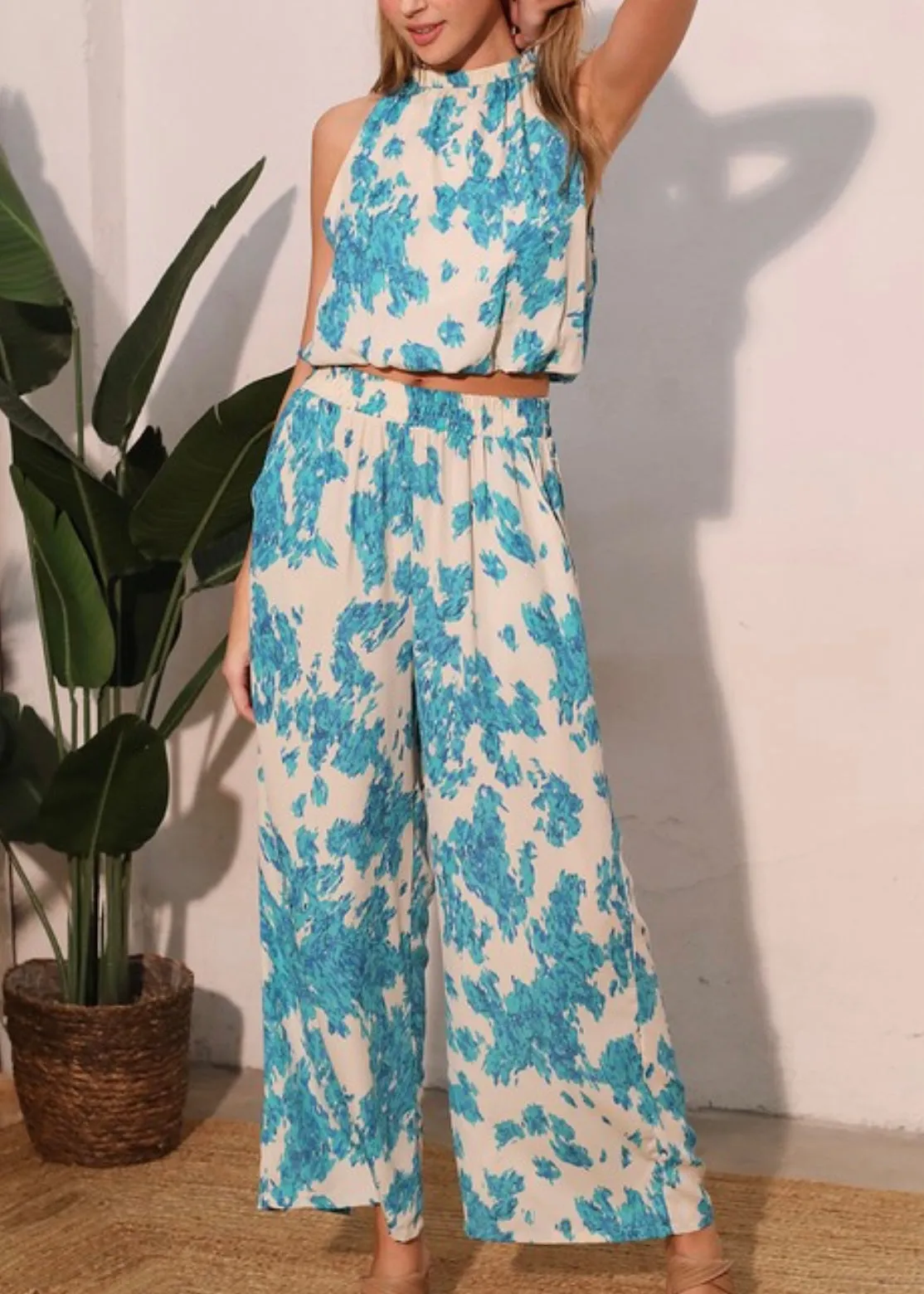 Sweet Blossom Crop Top-Made in USA