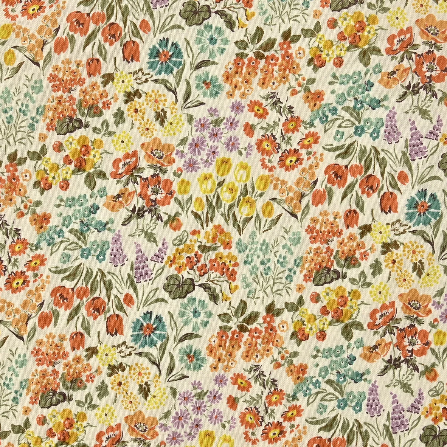 Treasure Box Floral Cotton Sheeting　	YGA-69040