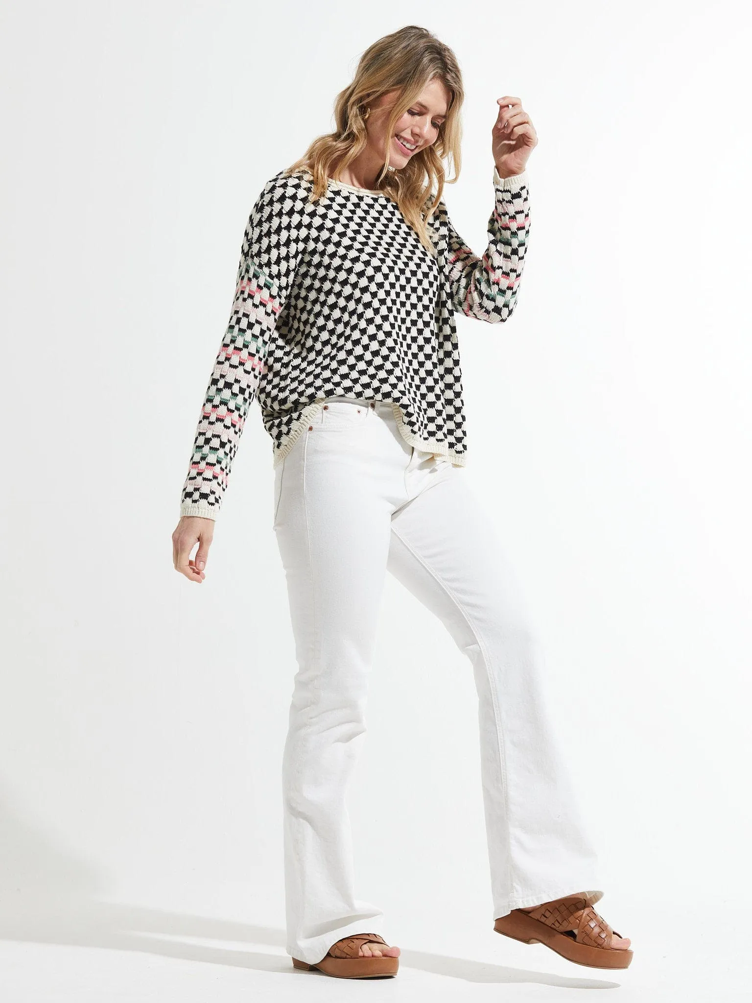Zaket and Plover Checkered Pull-Over Sweater - ZP7452U